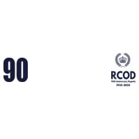 RCOD 90th White Cotton Polo shirt  Design