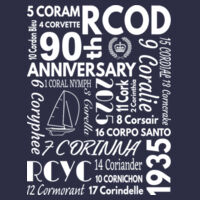 RCOD 90th Navy Technical T-Shirt Design