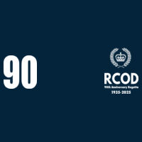 RCOD 90th Technical Ladies Navy Polo shirt Design